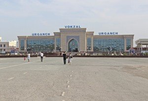 Stazione dei treni di Urgench, Uzbekistan