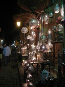 Le luci a Khan El Khalili