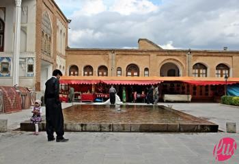 Il cortile del museo sulle tradizioni curde della zona a Sanandaj, Kurdistan iraniano