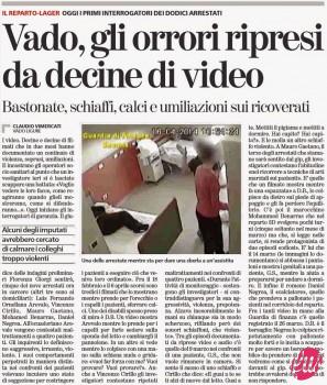 Vado Ligure - Gli orrori ripresi in decine di video agli asistitu della Rsa Vada Sabatia gestita da Segesta  bastonate schiffi calci e umiliazioni di ogni genere sui ricoverati - 2014-04-14_06-49-01