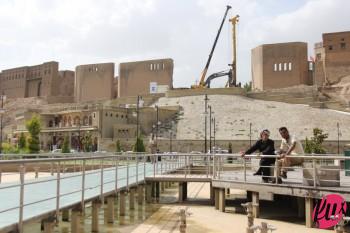 Nel centro di Hewler (Erbil), Kurdistan iracheno