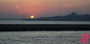 Verso Eminonu, sponda euopea di Istanbul, Turchia