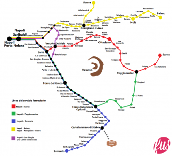 Mappa-Circumvesuviana