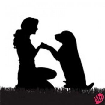 26424373-vector-silhouette-di-una-donna-con-un-cane-a-fare-una-passeggiata