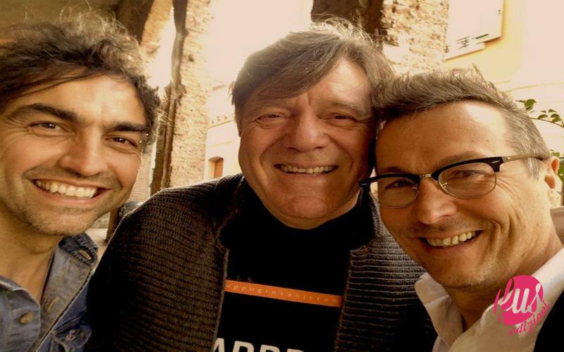 Marco con Paolo Belli e Beppe Carletti modificata