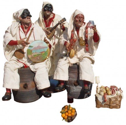 Pulcinella e il cibo