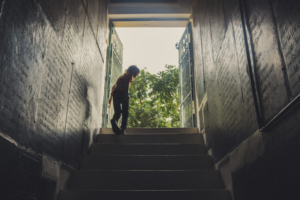 climbing stairs - Autore jeswin