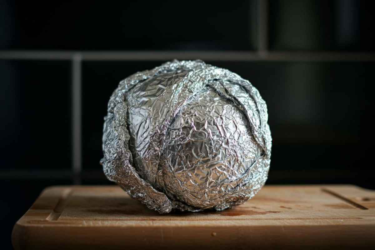 Pallina carta stagnola, cucina