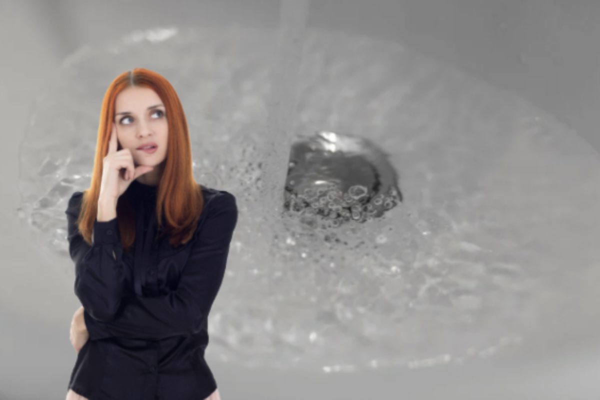 Scarico otturato donna
