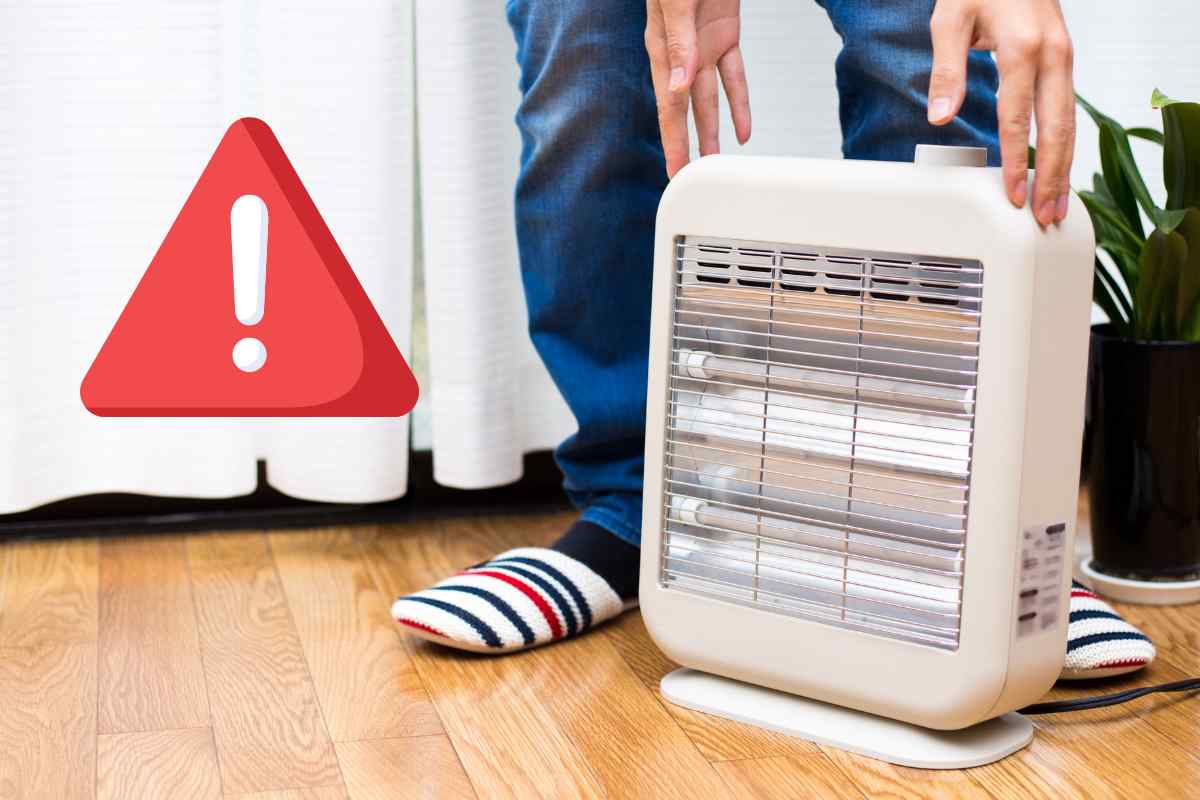 stufa elettrica pavimento simbolo pericolo