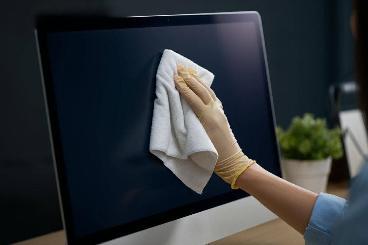 Pulire lo schermo del pc