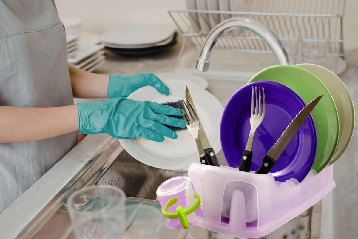 lavare piatti alternativa scolapiatti
